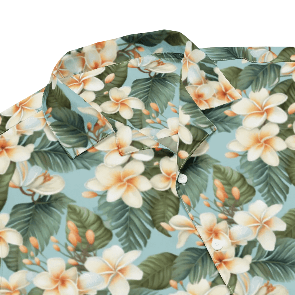Plumeria Floral Hawaiian Shirt product image (2)