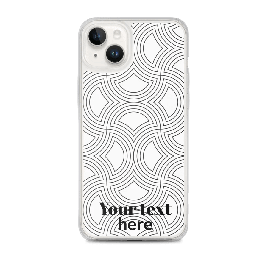 Interlock Geometric iPhone® MagSafe® Clear Case product image (1)