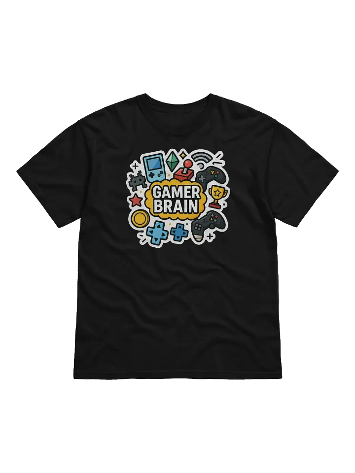 Gamer Brain Iconic Tee product image (4)