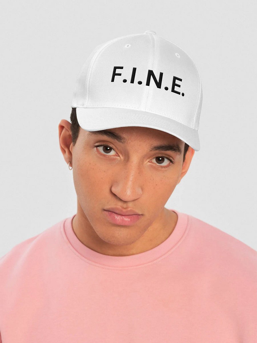 Whole World Apparel White Fitted Hat product image (1)