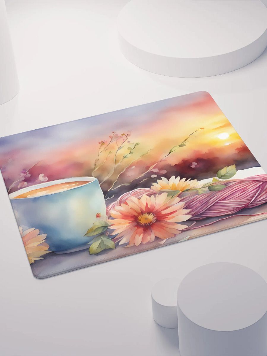 A Cup of Tasty at Sunrise, Gaming Mouse Pad, 2 Sizes product image (4)