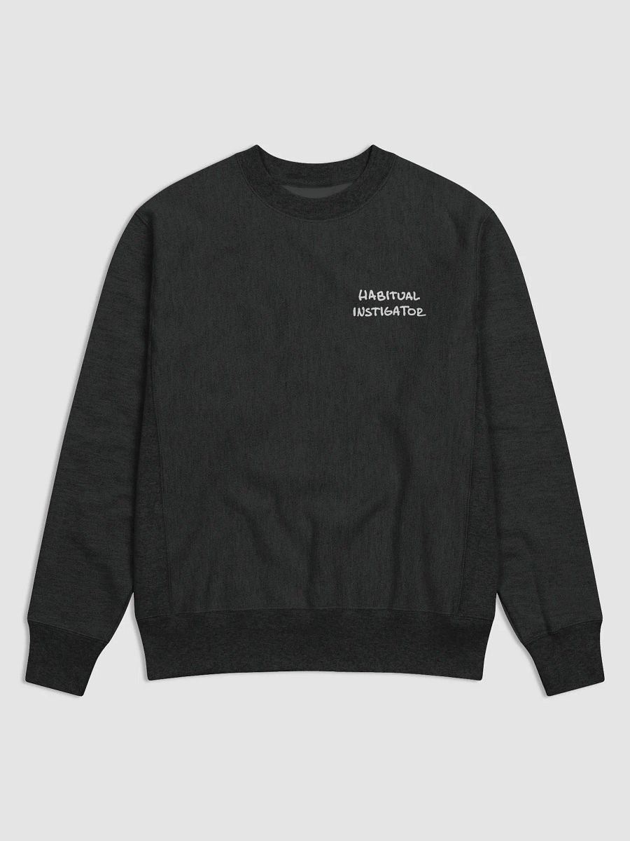 HABITUAL INSTIGATOR (sm. white design) Champion Cotton Max Sweatshirt product image (1)