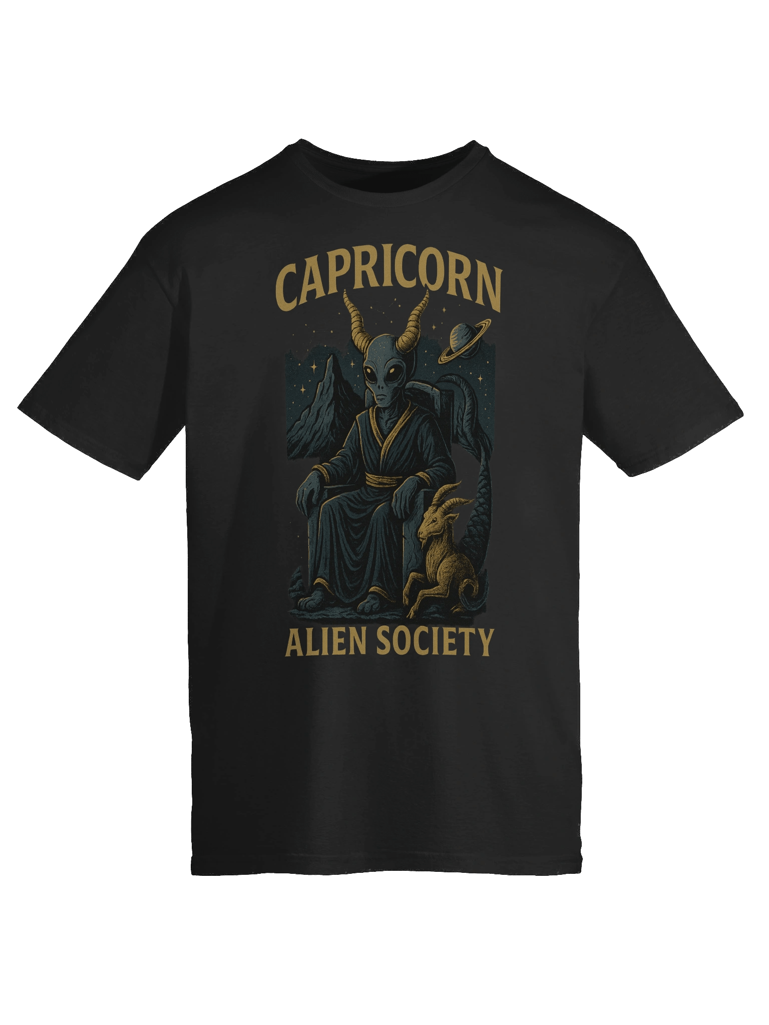 Capricorn Alien Throne T-Shirt product image (9)