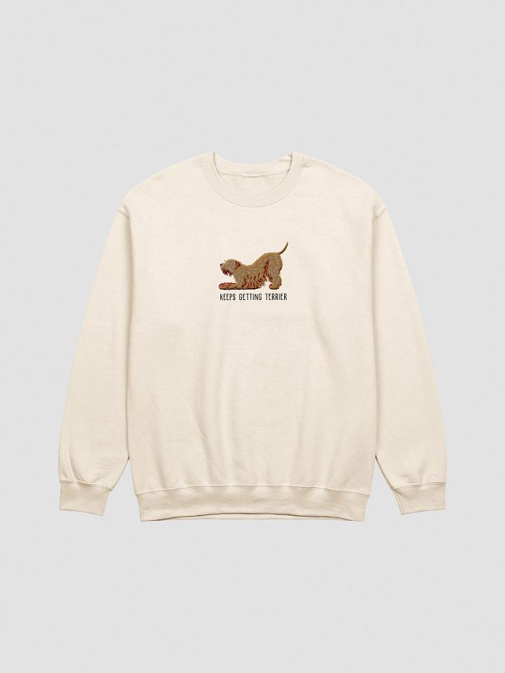 Keeps Getting Terrier Sweatshirt (Embroidered) of a Wheaten Terrier product image (13)