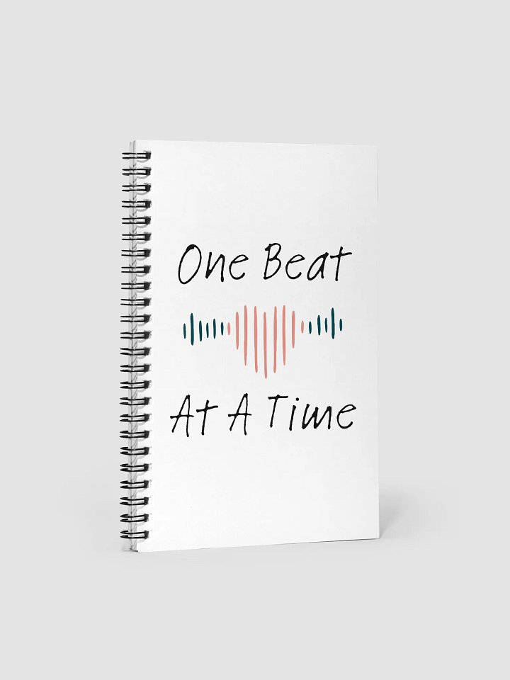One Beat At A Time Spiral Notebook product image (1)