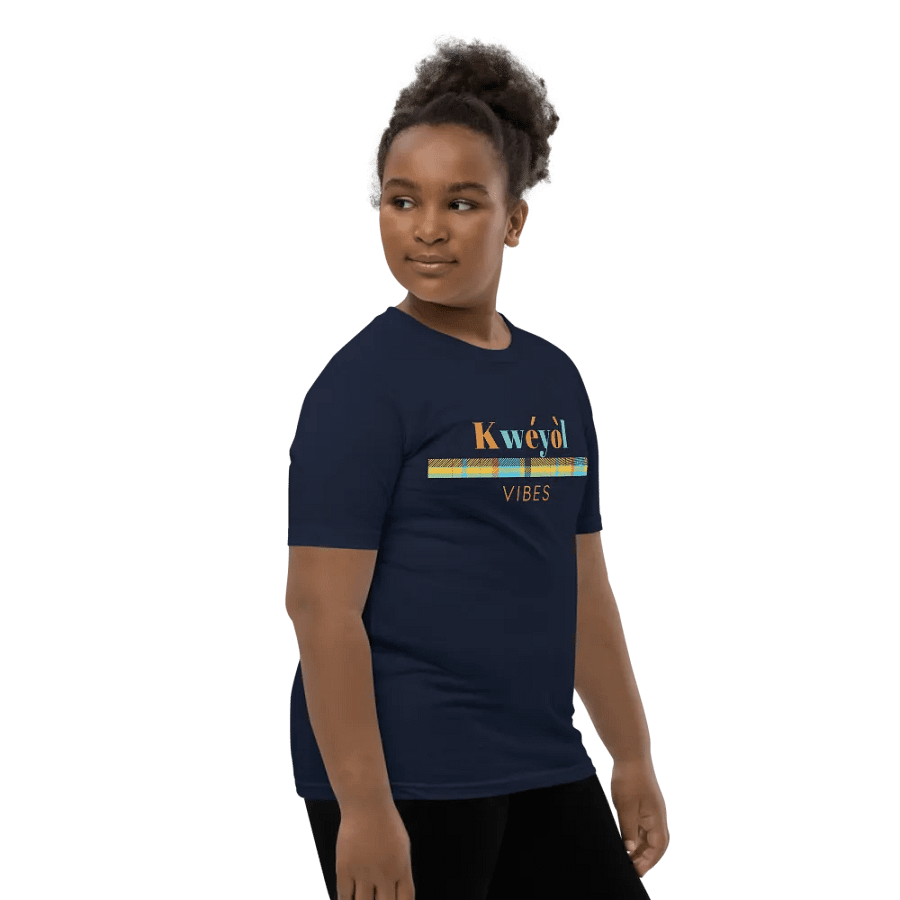 Kwéyòl VIBES Youth T-Shirt product image (11)