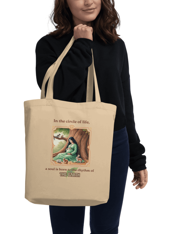 Pregnant Woman in Nature Tote Bag product image (3)
