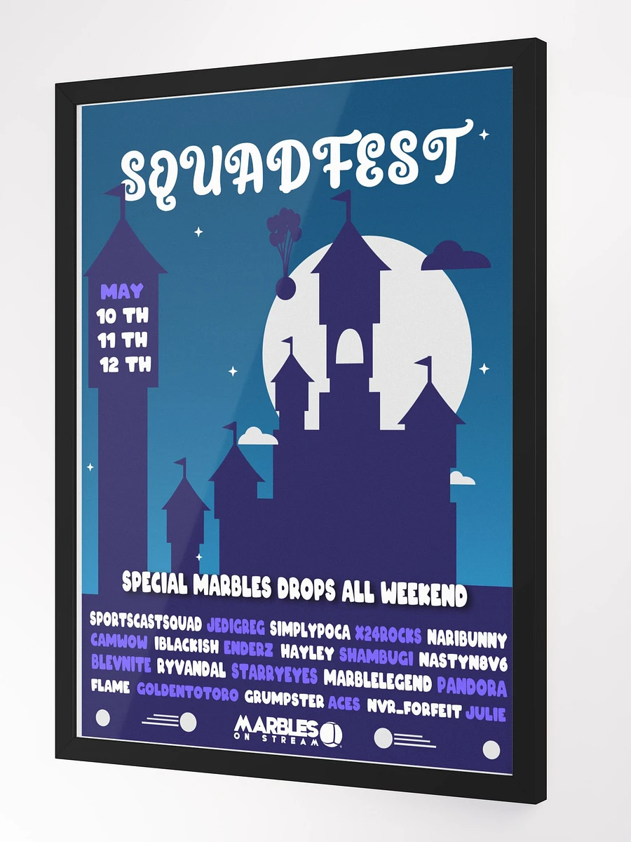 SQUAD FEST POSTER W/ FRAME product image (3)