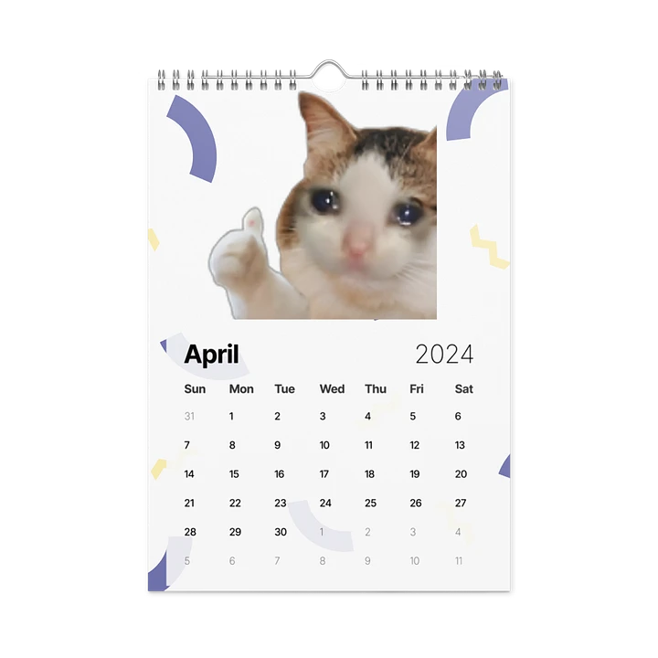 Wall Calendar (2024): Meme Cats product image (2)