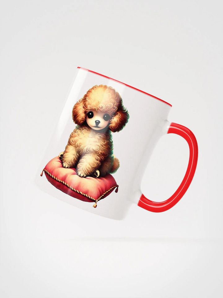 Retro Style Poodle Puppy Colorful Ceramic Mug product image (41)