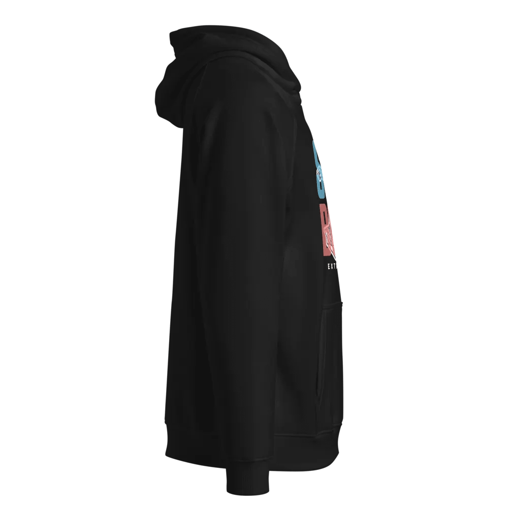 SNOWBOARD Unisex Eco Raglan Hoodie product image (3)