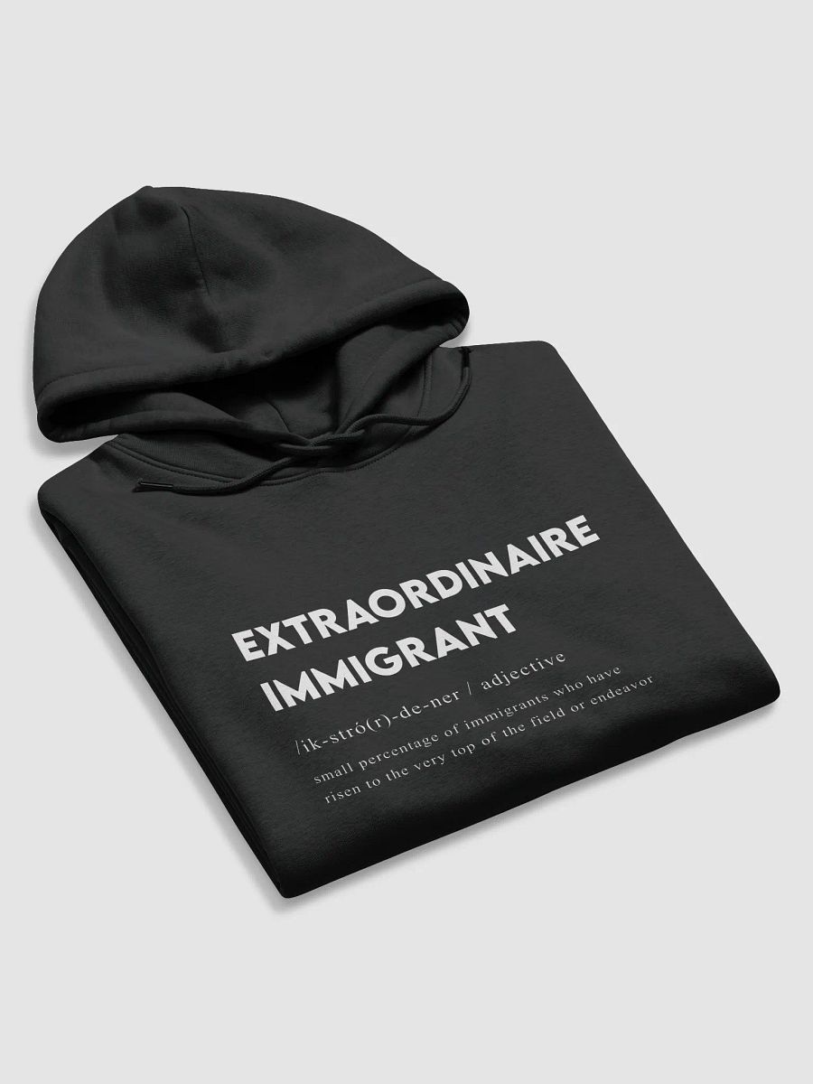 "Extraordinaire Immigrant Hoodie" product image (5)