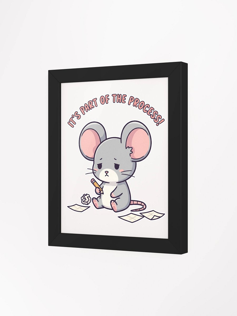 Messy Mouse Doodler Framed High-Quality Matte Poster product image (3)