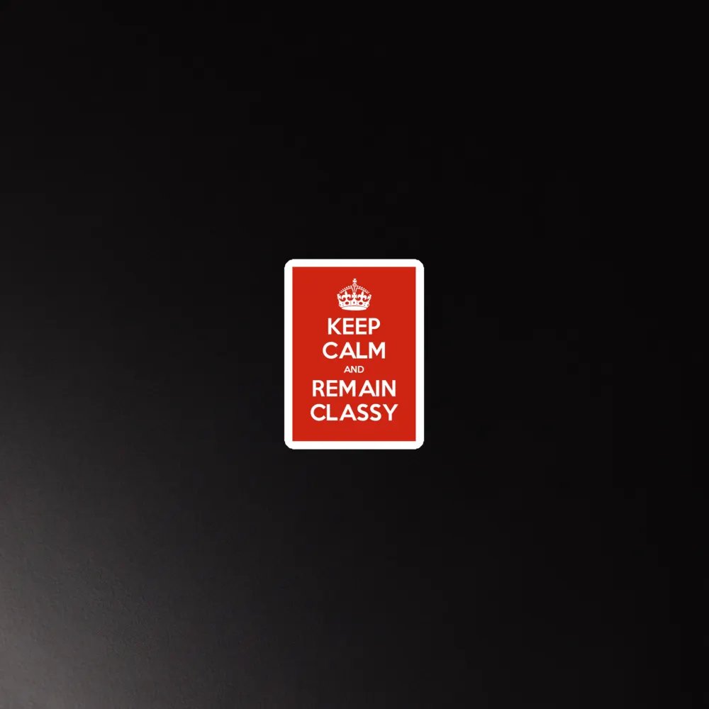 Keep Calm Magnet in Red product image (5)
