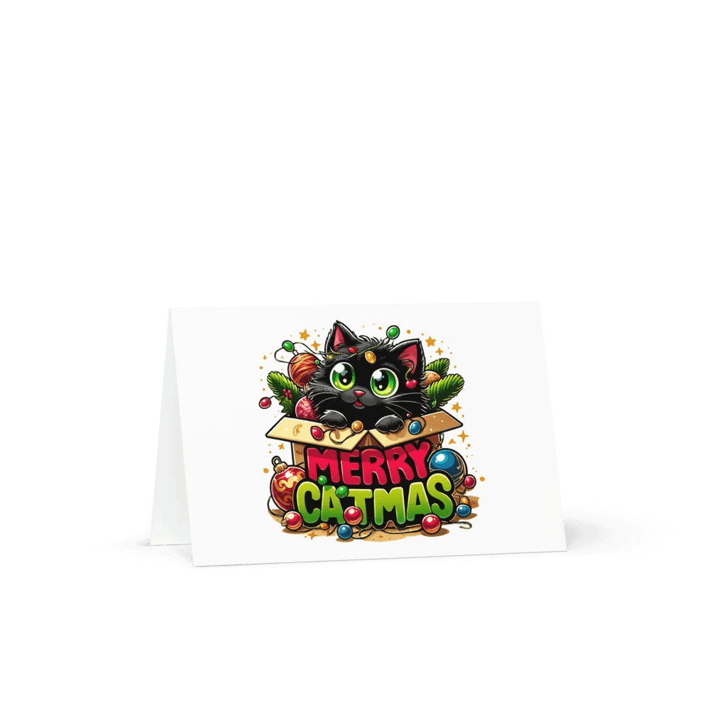 Merry Catmas Greeting Card product image (7)