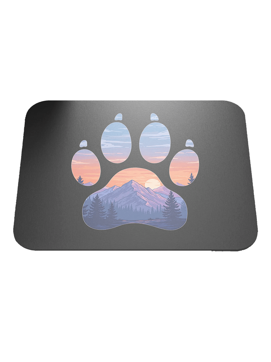 Mountain Adventure Black Mouse Pad product image (2)