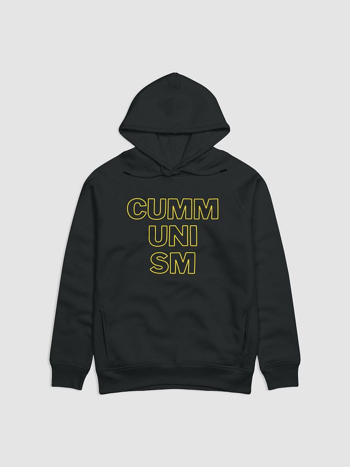 Cummunism Unisex (Eco Hoodie Yellow) - Dragos Comedy product image (1)