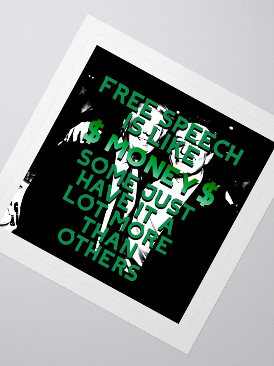 FREE SPEECH Sticker product image (4)