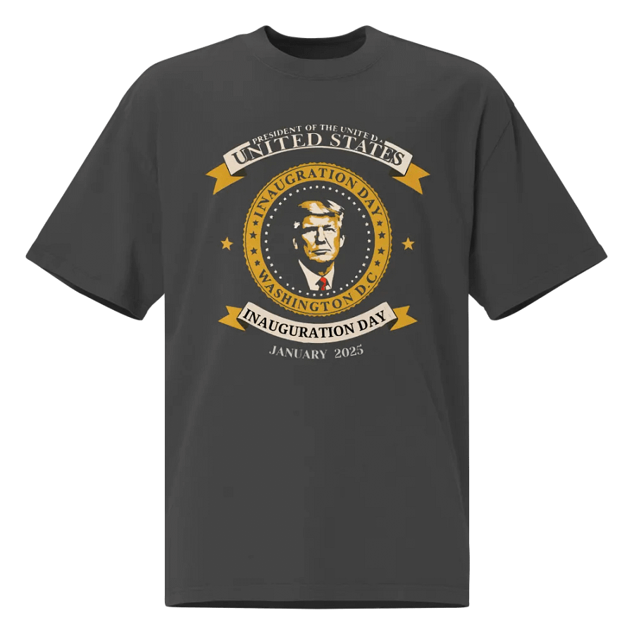 Trump Inauguration Day Ceremony Men's Oversized Tee product image (1)