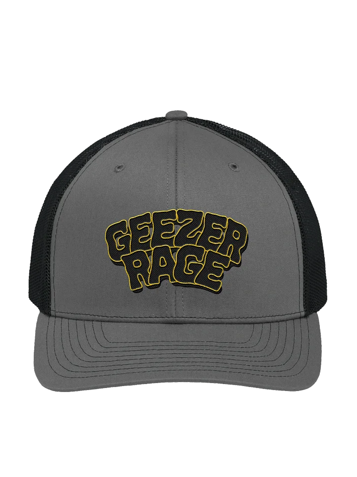 Trucker Hat Geezer Rage (Black & Yellow logo) product image (2)