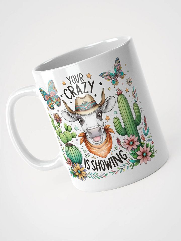 Cowboy Cow Crazy Is Showing Mug product image (5)