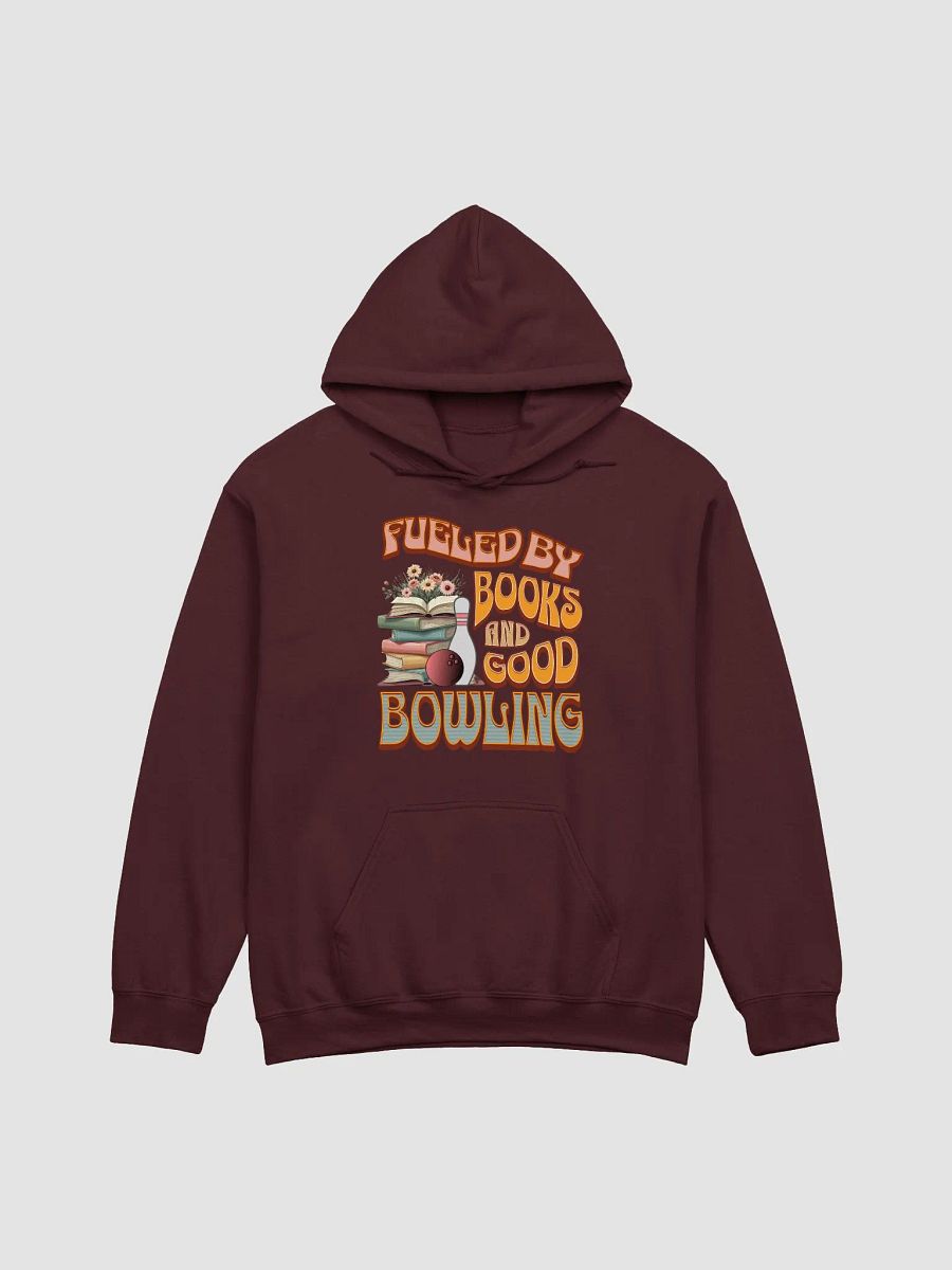Fueled By Books And Good Bowling Bookworm Hoodie product image (9)
