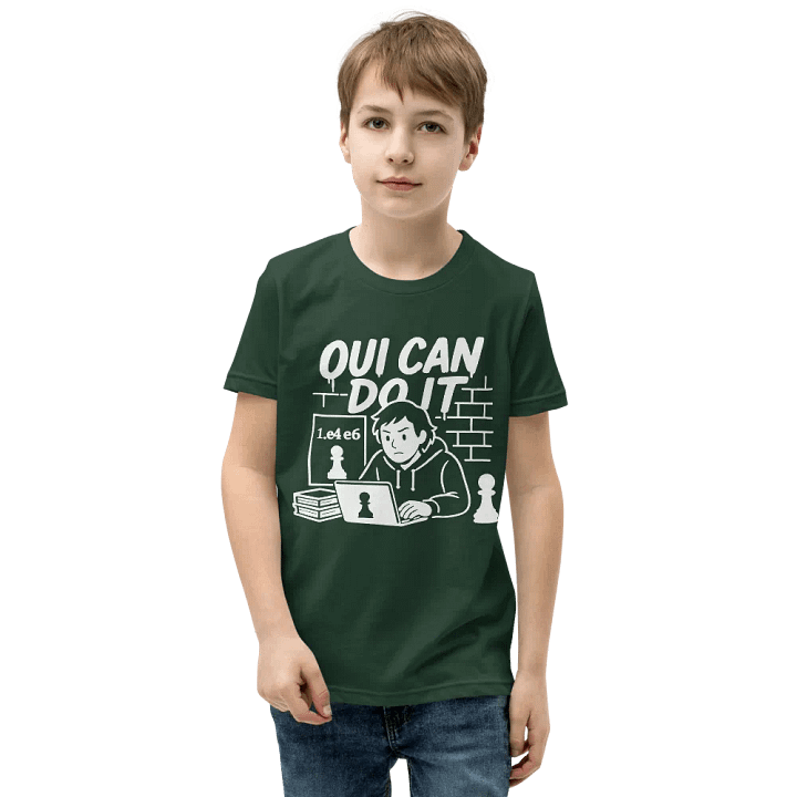 Oui Can Do It - Youth T-Shirt product image (13)