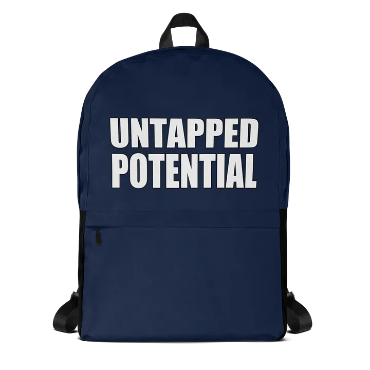 Untapped Potential Navy Blue Backpack product image (1)
