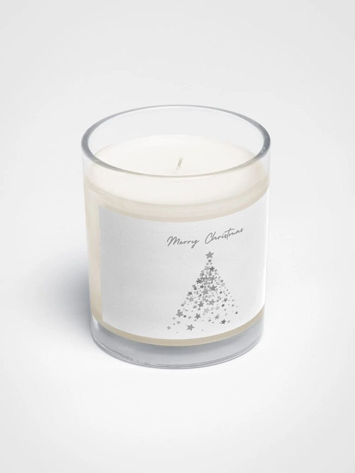 Silver Star Christmas Tree Candle product image (2)