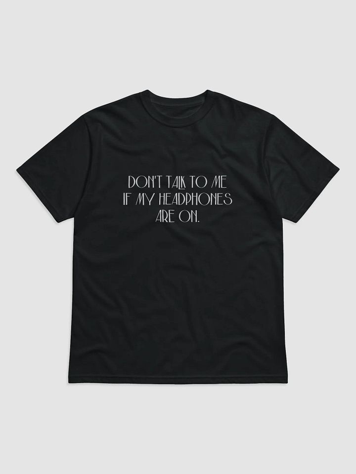 HEADPHONES ON (variant 4) unisex eco tee product image (1)