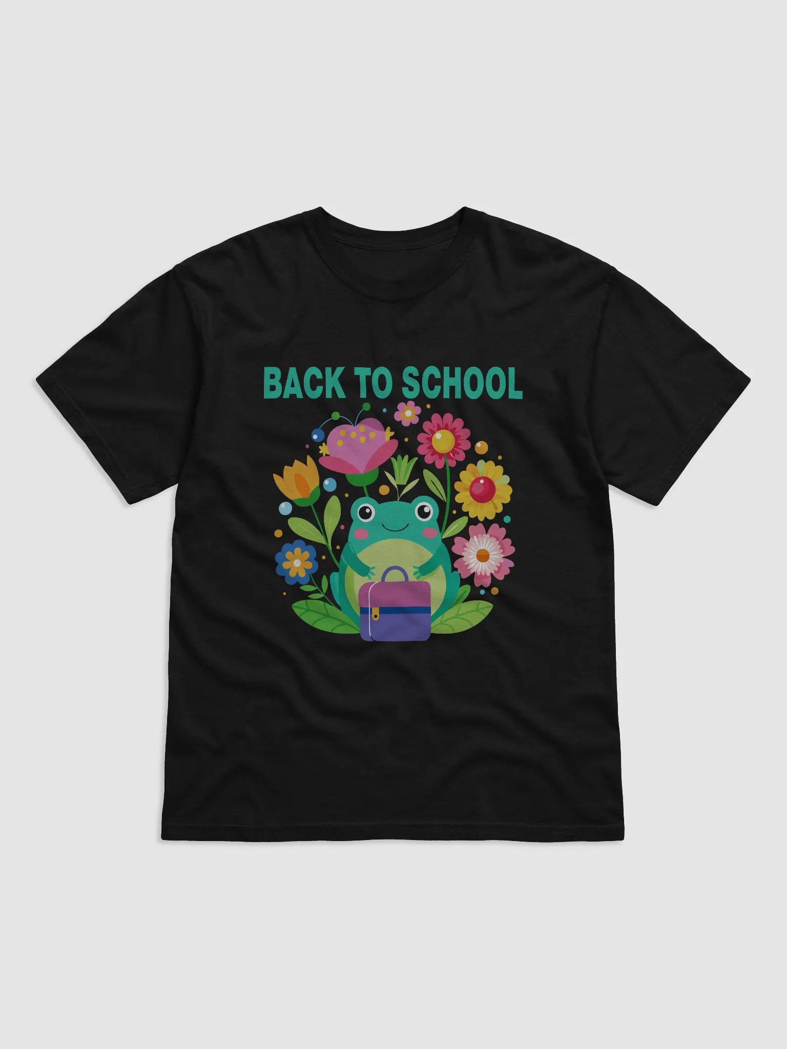 Back to School Cute Frog Shirt for Frog Lovers product image (1)
