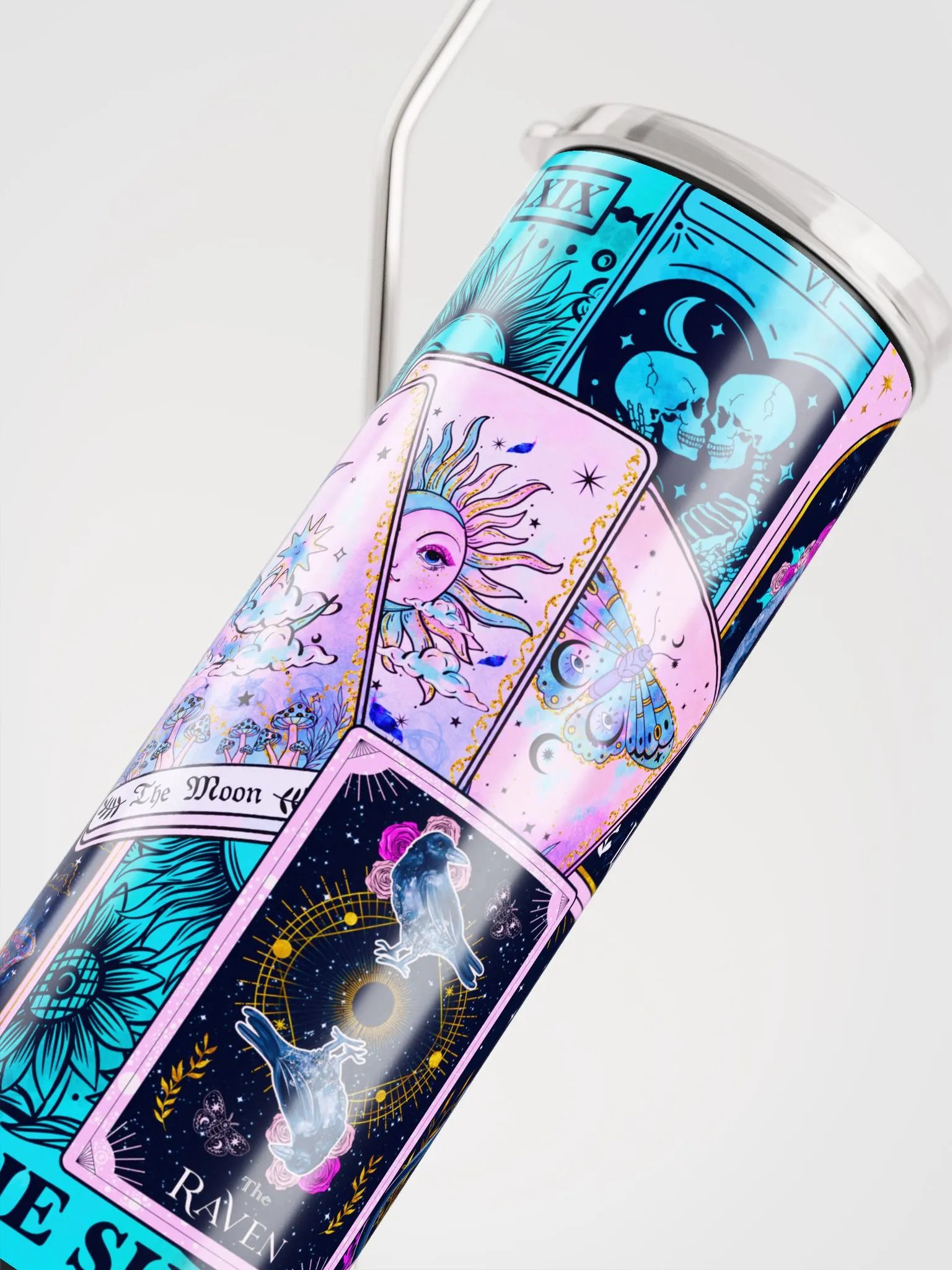 'Bold Tarot Cards' Stainless Steel Tumbler product image (5)