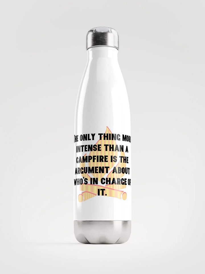 Campfire Message Stainless Steel Water Bottle product image (1)