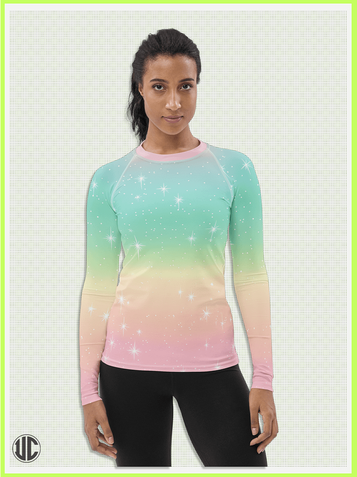 Aurora Glow - Women's Rash Guard product image (1)