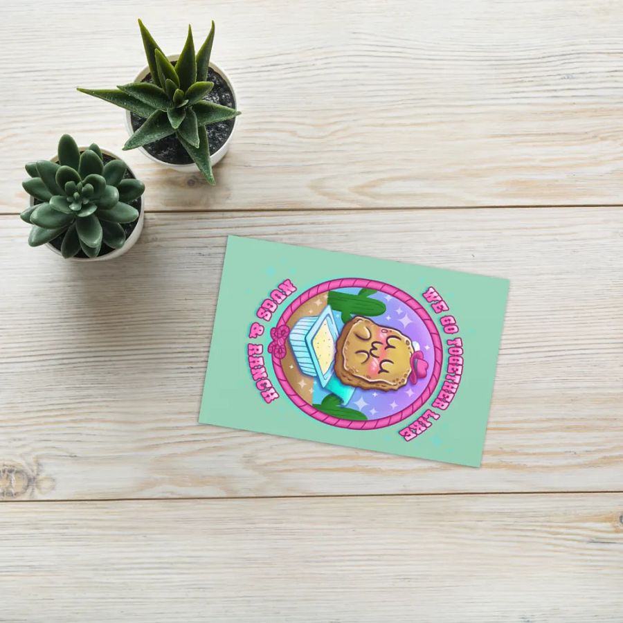 Nugs and Ranch greeting card product image (4)