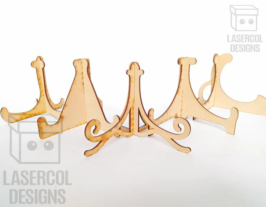 Easel Plate Stand Set 2 - Laser Cut Files product image (8)