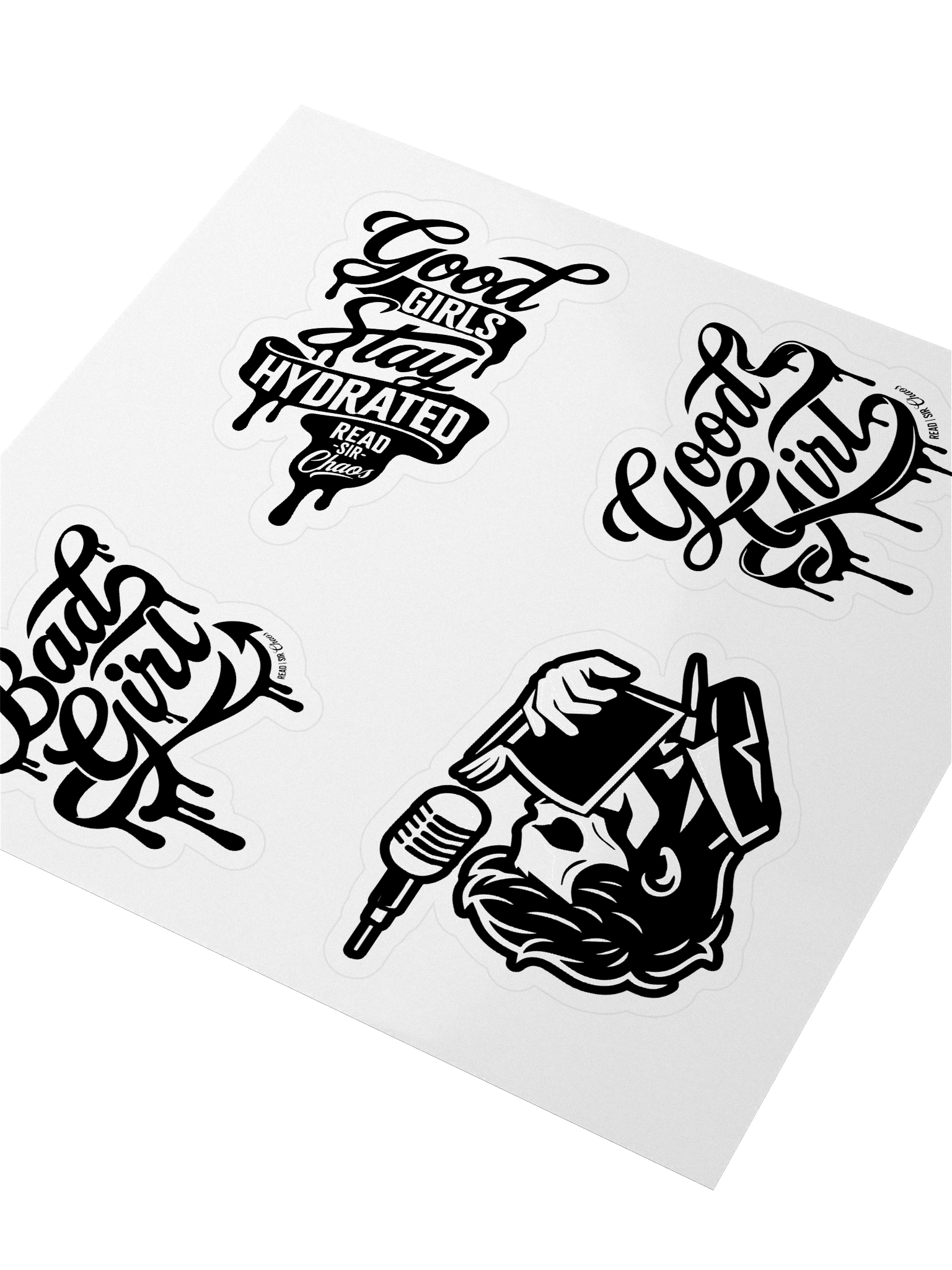 Black & White Sticker Sheet product image (3)
