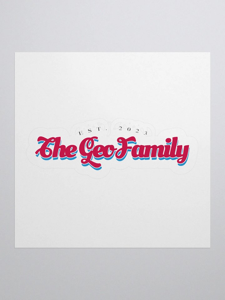 The Geo Family Est. 2023 stickers product image (4)