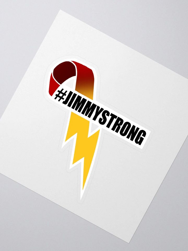 #Jimmystrong Flash Ribbon Sticker product image (2)