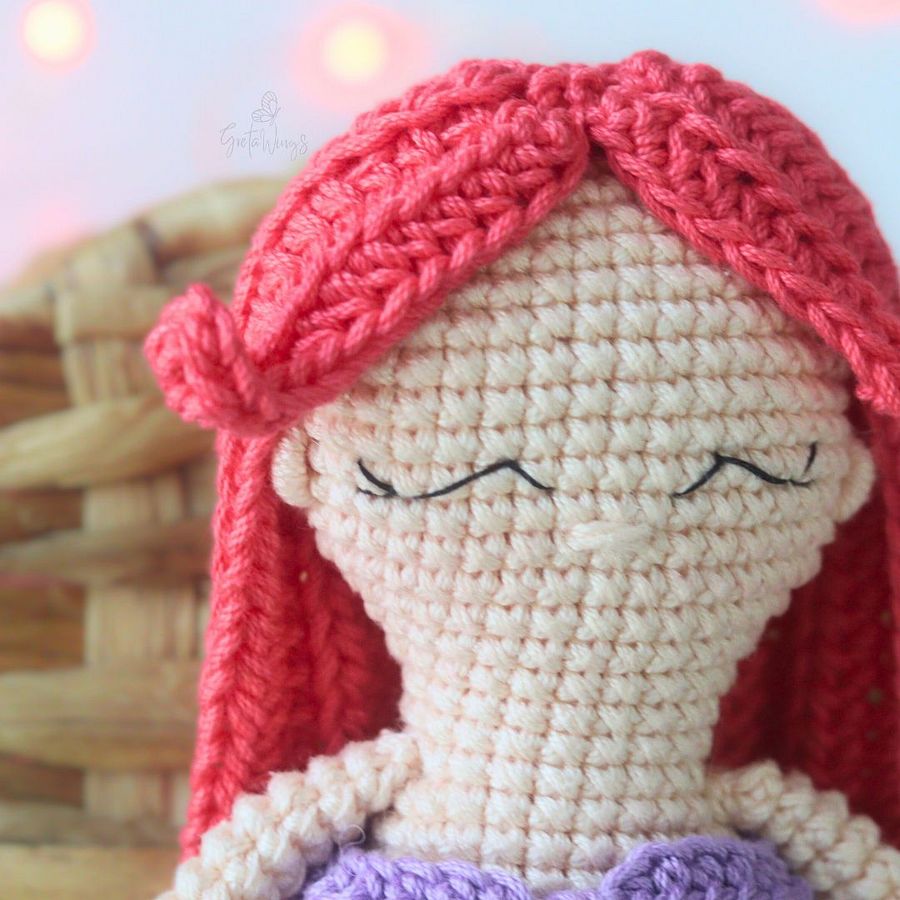 Cuqui Mermaid Amigurumi PDF Pattern: Exclusive Design to Crochet Your Ideal Mermaid (Digital Download) product image (3)
