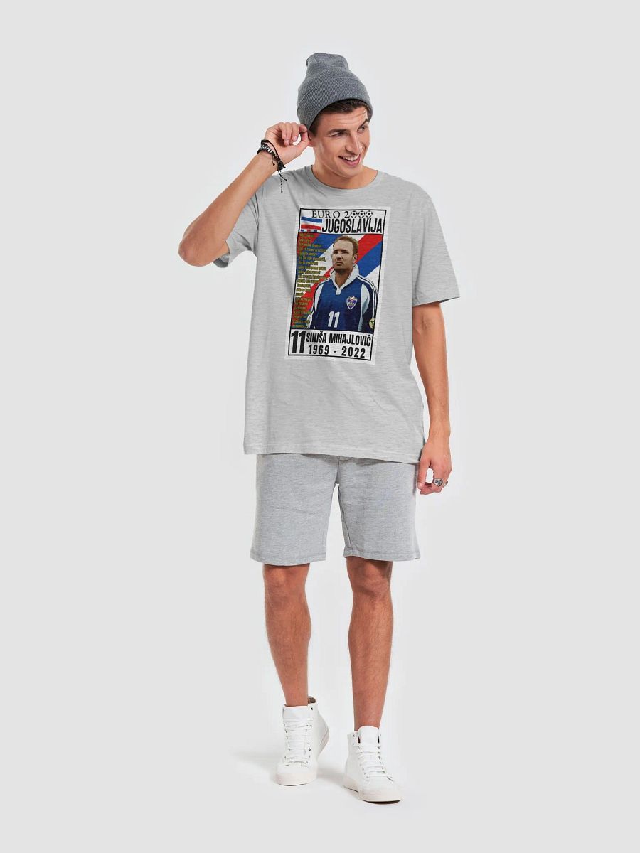 Siniša Mihajlović (SR Jugoslavija) EURO 2000 Bella+Canvas Supersoft T-Shirt product image (1)
