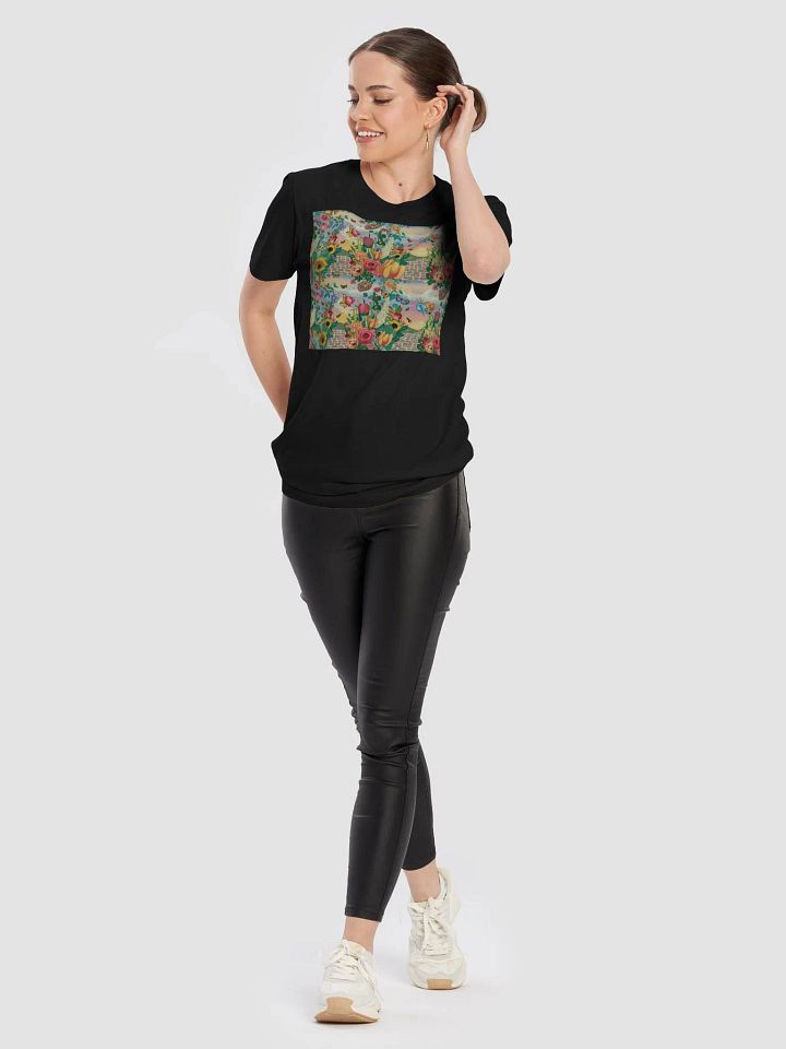 Graphic Grove Unisex Floral Garden T-Shirt with Butterflies product image (2)