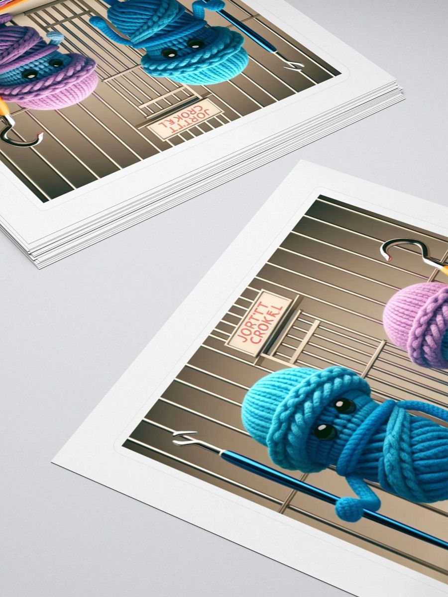 Bad Yarn Bandits 1 Kiss Cut Stickers product image (8)