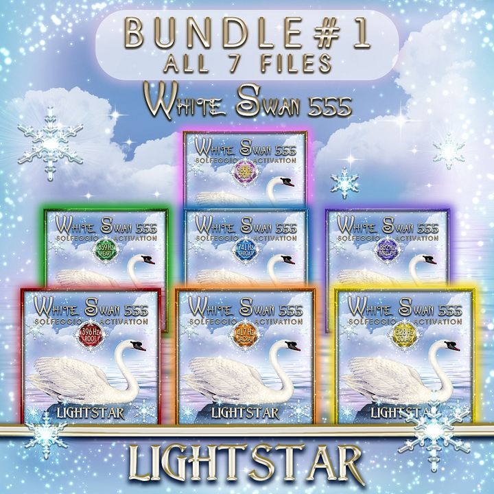White Swan 555 Solfeggio Activation Music Bundle All 7 product image (2)