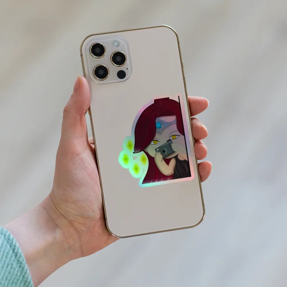 4k HOLOGRAPHIC STICKER product image (8)