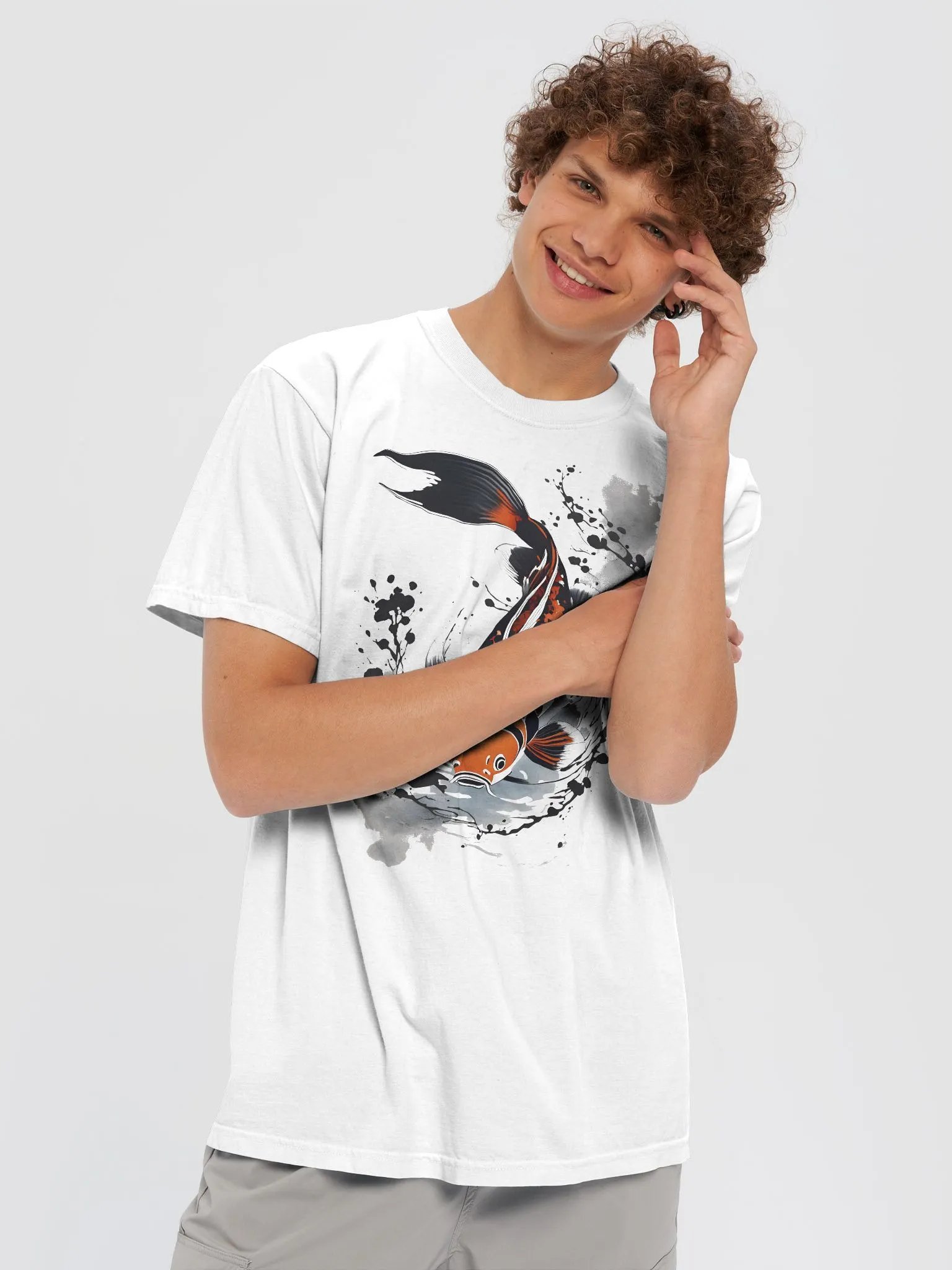 Culture Haus Graphic T-Shirt - Ink Koi product image (4)