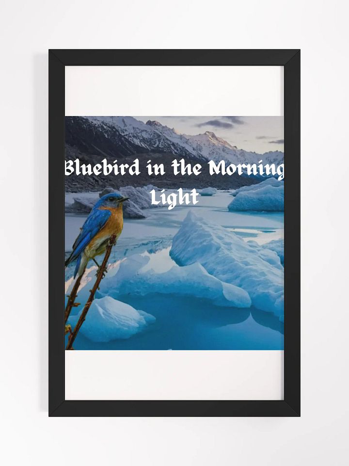 Wall Art Bluebird Framed High-Quality Matte Poster (in) product image (4)