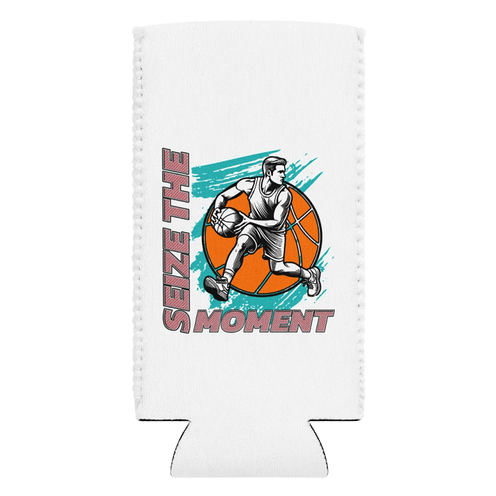 Seize the Moment Basketball Can Cooler product image (2)