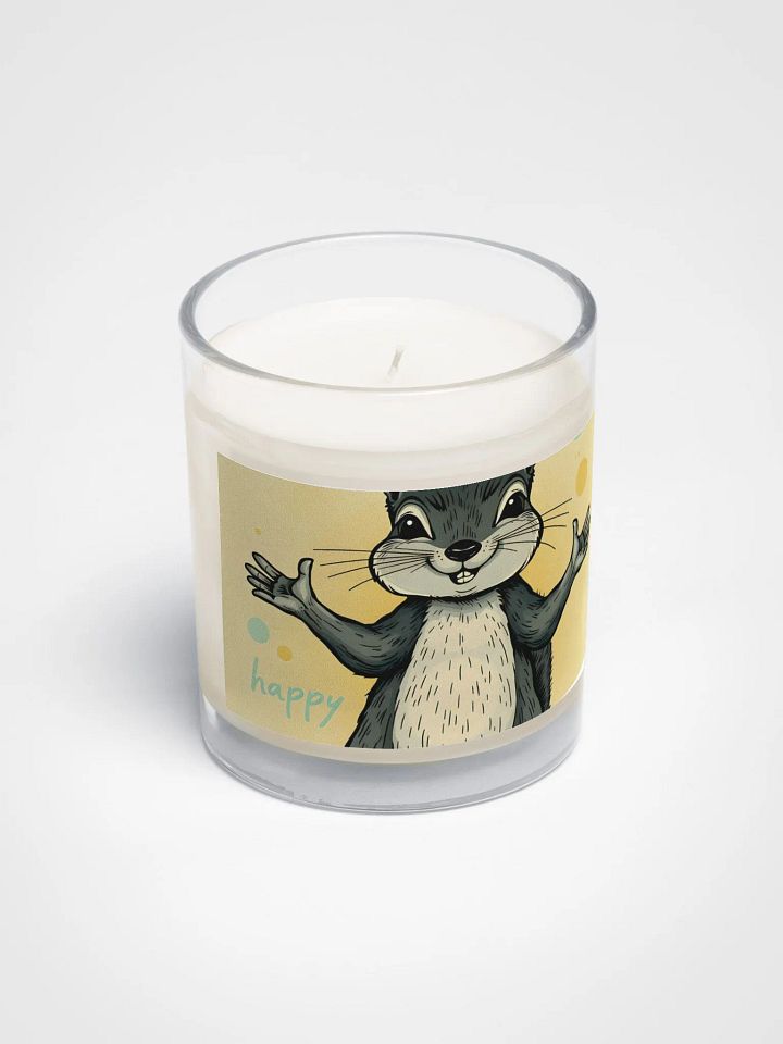 Happy Squirrel Soy Wax Candle product image (2)