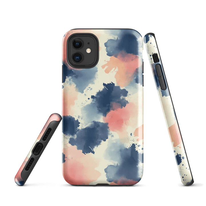 Watercolor Splatter Pattern - Tough Phone Case product image (1)